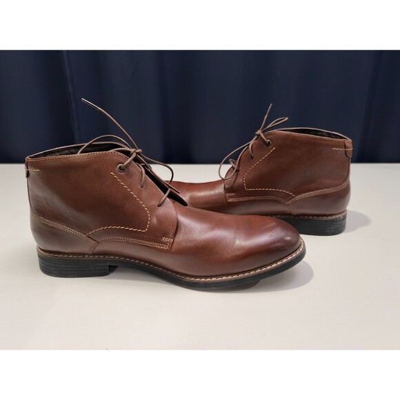 Rockport Classic Break Chukka Boot V81656 Brown Leather Men\'s US 16 W  Excellent main image 13